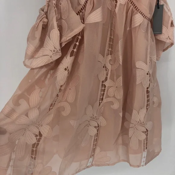 LOVERS + FRIENDS WISHFUL DRESS BLUSH FLORAL NEW - Picture 4 of 8